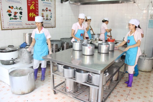 Tiêu chuẩn vệ sinh an toàn thực phẩm trong trường mầm non